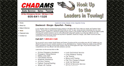 Desktop Screenshot of deadwood-sturgis-spearfish-towing.com